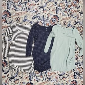 Maternity tees 3 pack